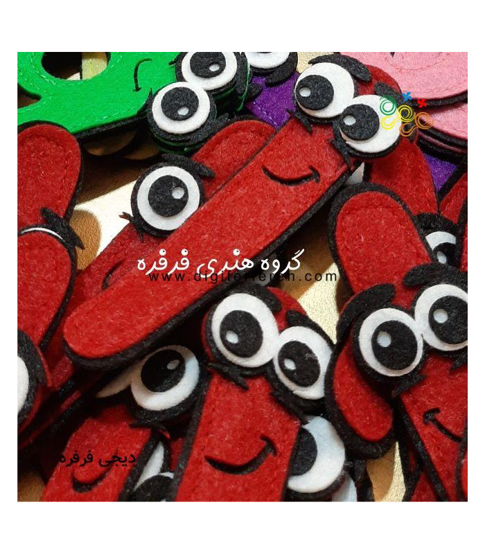 الفبا فارسی نمدی 15 سانتی