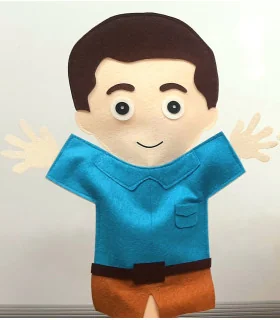 عروسک دستکشی پدر آزاده