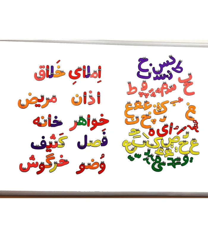 الفبای فارسی مغناطیسی فانتزی 9 سانتی نمدی|فرفره|2,769,000&nbsp;تومان