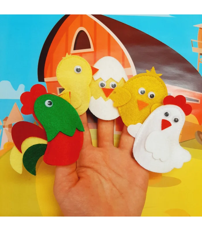 عروسک انگشتی حیوانات مزرعه