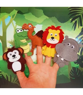 عروسک انگشتی حیوانات جنگل
