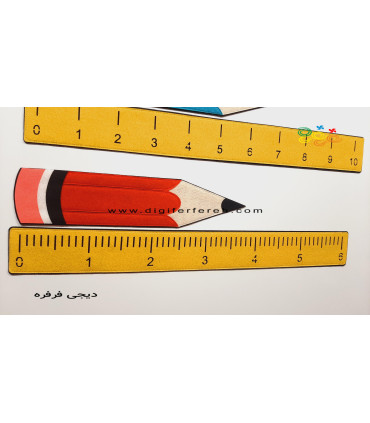 مداد 40 سانتی جهت اندازه گیری - قرمز