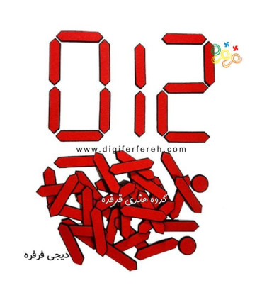اعداد دیجیتالی 51 قطعه ای