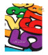 اعداد انگلیسی نمدی 10 سانتی