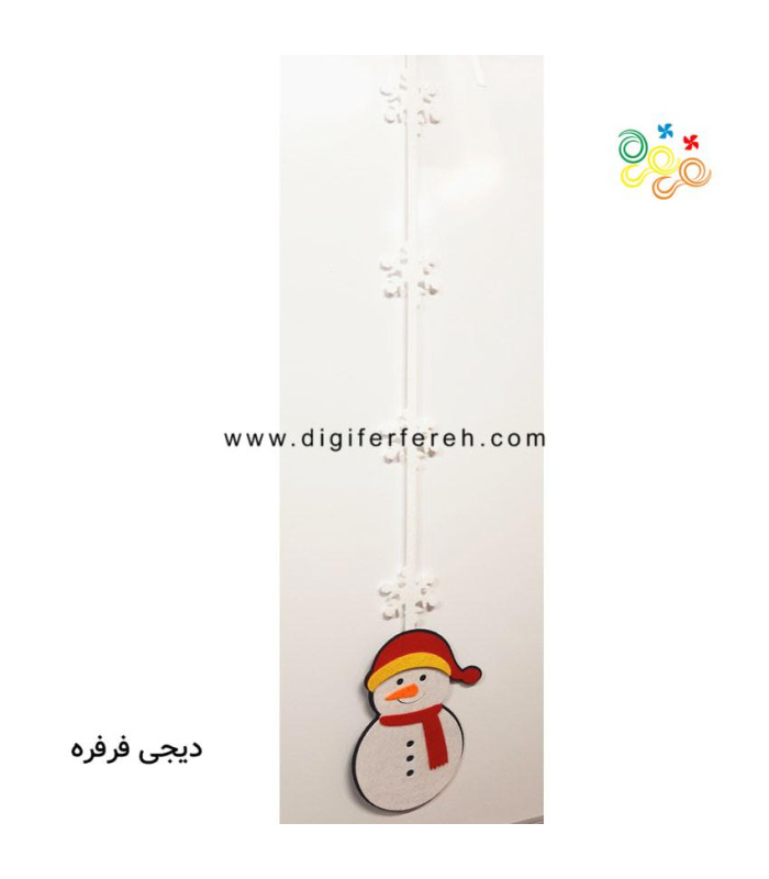 ریسه آدم برفی 20 سانتی 1متری یک رو