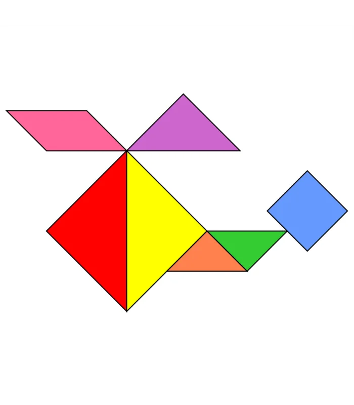 تانگرام نمدی 20 سانتی 7 قطعه ای رنگی | 183,000&nbsp;تومان