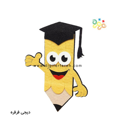 پیکسل مداد و کلاه