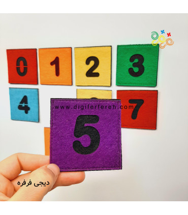 کارت اعداد انگلیسی