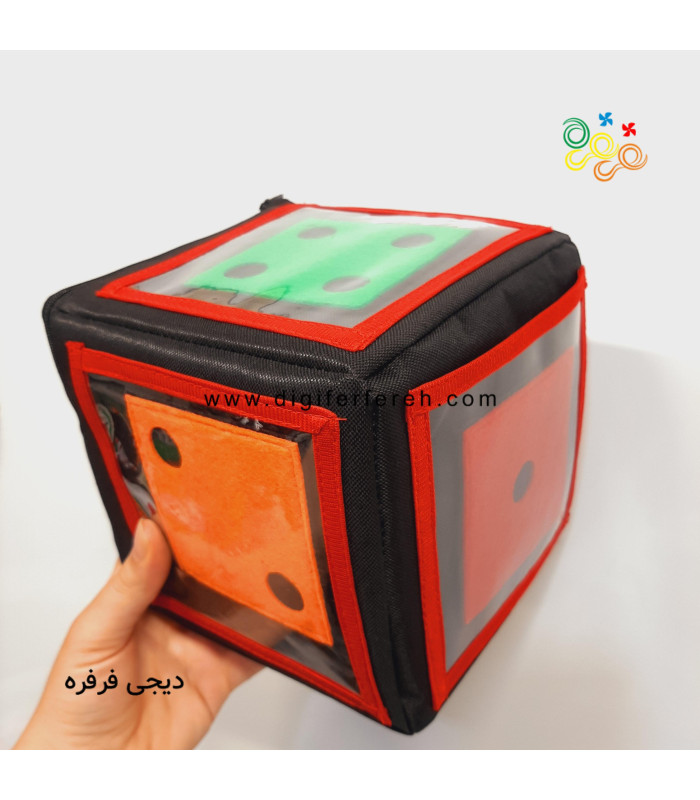 فلش کارت رنگی 0 تا 6 تاس