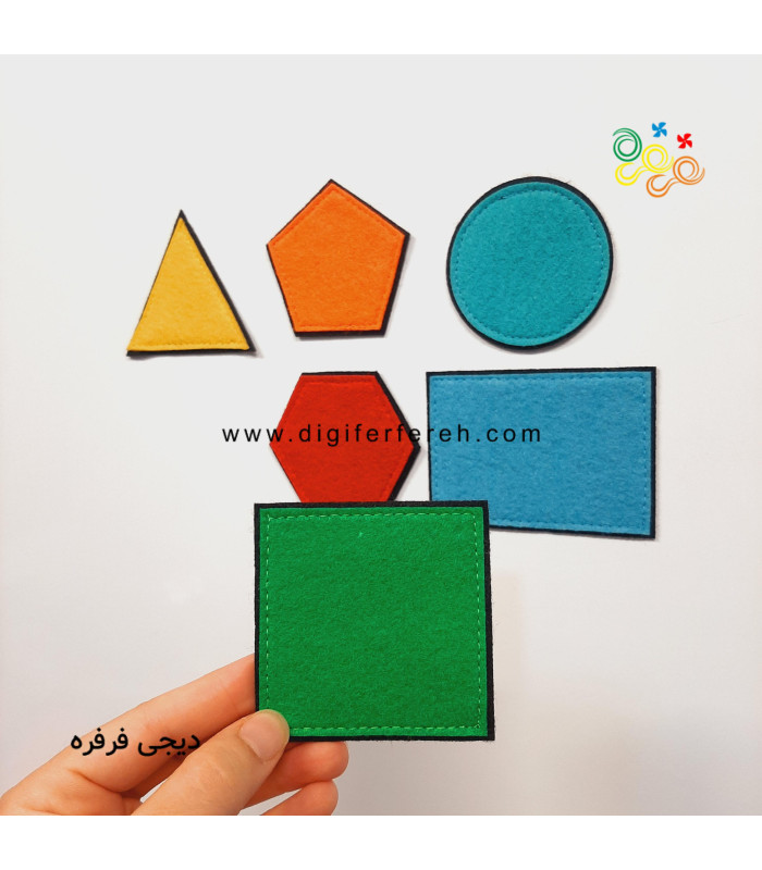 پک اشکال هندسی 7 سانتی