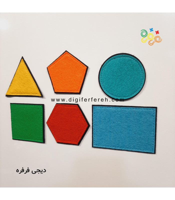 پک اشکال هندسی 7 سانتی