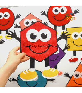 شکل شش ضلعی فانتزی مگنتی