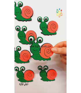 پک 10 عددی عروسک حلزون - مگنتی