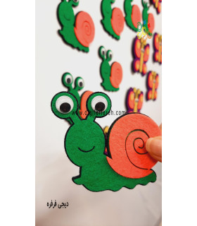 پک 10 عددی عروسک حلزون - مگنتی