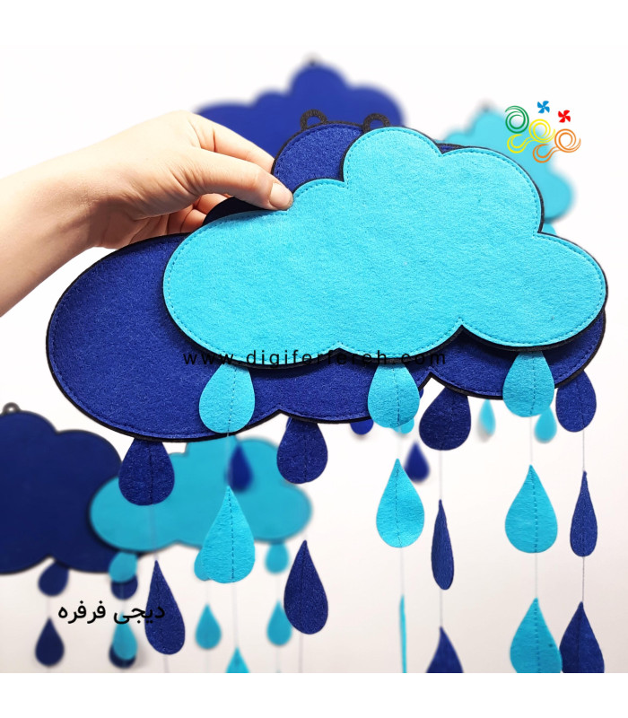 ابر و قطرات باران