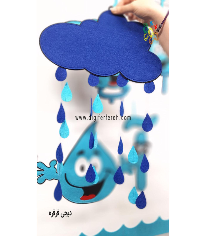 ابر و قطرات باران