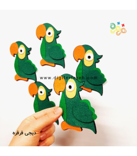 پک 5 عددی طوطی مگنتی