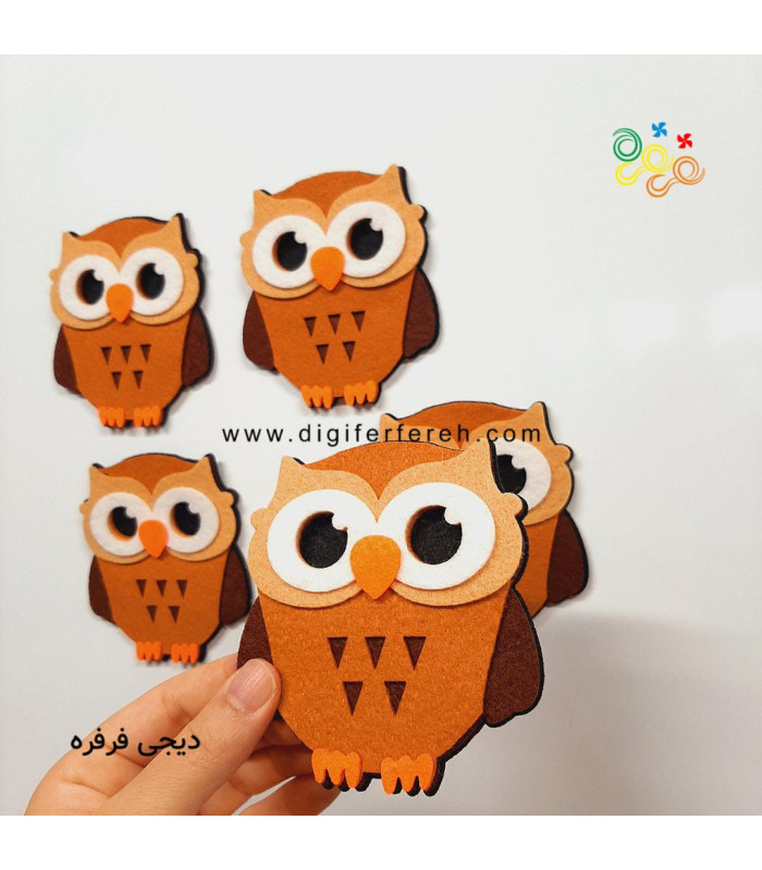 پک 5 عددی جغد مگنتی