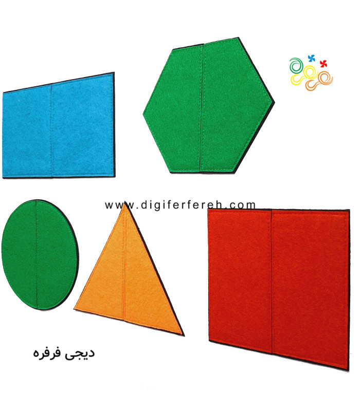 تقارن 5 شکل هندسی