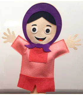 عروسک دستکشی آزاده