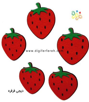 پک 5 عددی توت فرنگی