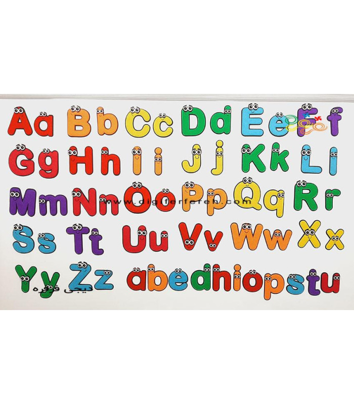 الفبای انگلیسی فانتزی سایز 11.5 سانتی