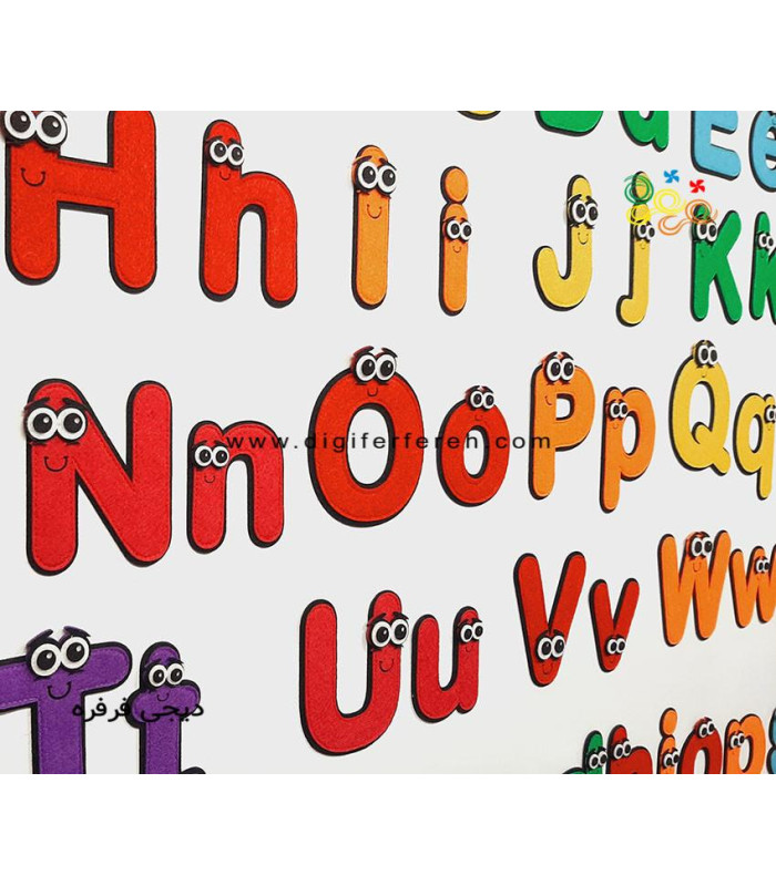 الفبای انگلیسی فانتزی سایز 11.5 سانتی