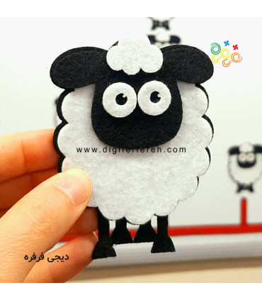 پک گوسفند 10 عددی مگنتی - مونتاژ نشده
