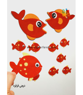 پک ماهی های بزرگ و کوچک