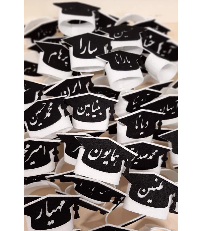 گیفت کارنامه با تم کلاه - نام دانش آموز