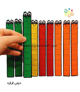 پک دسته ده تایی 17 سانتی فانتزی(10 عددی) مناسب دوم و سوم دبستان