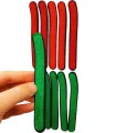 پک ده عددی چوب خط یکی ساده