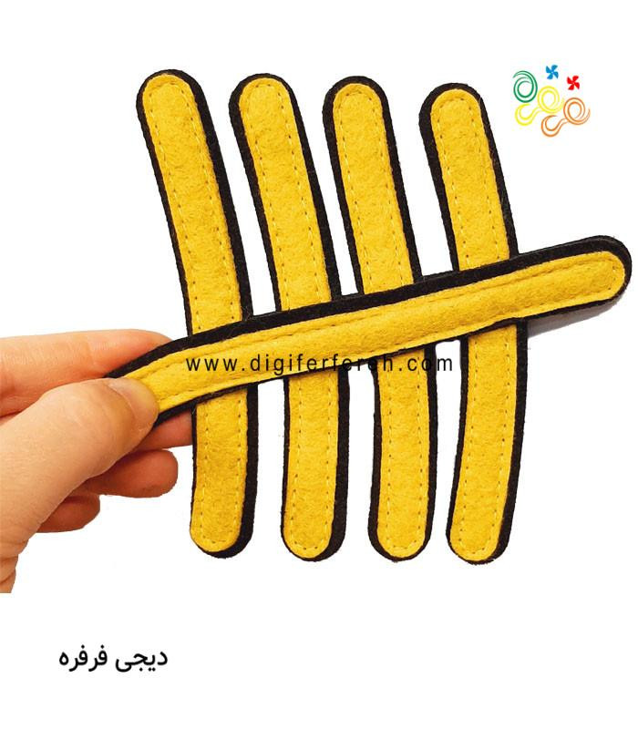 چوب خط دسته پنج تایی ساده