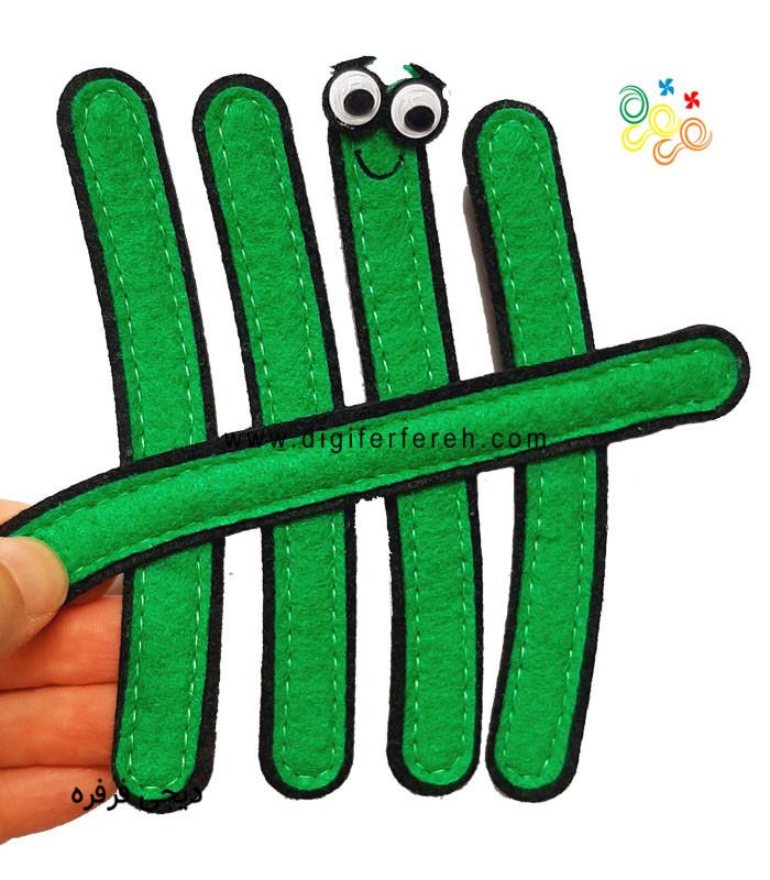 چوب خط دسته پنج تایی فانتزی