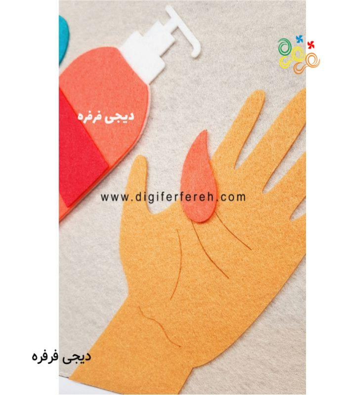 پک آموزشی مراحل شستشوی دست