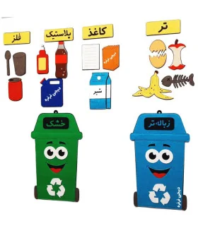 پک آموزشی تفکیک زباله های خشک و تر - بازیافت