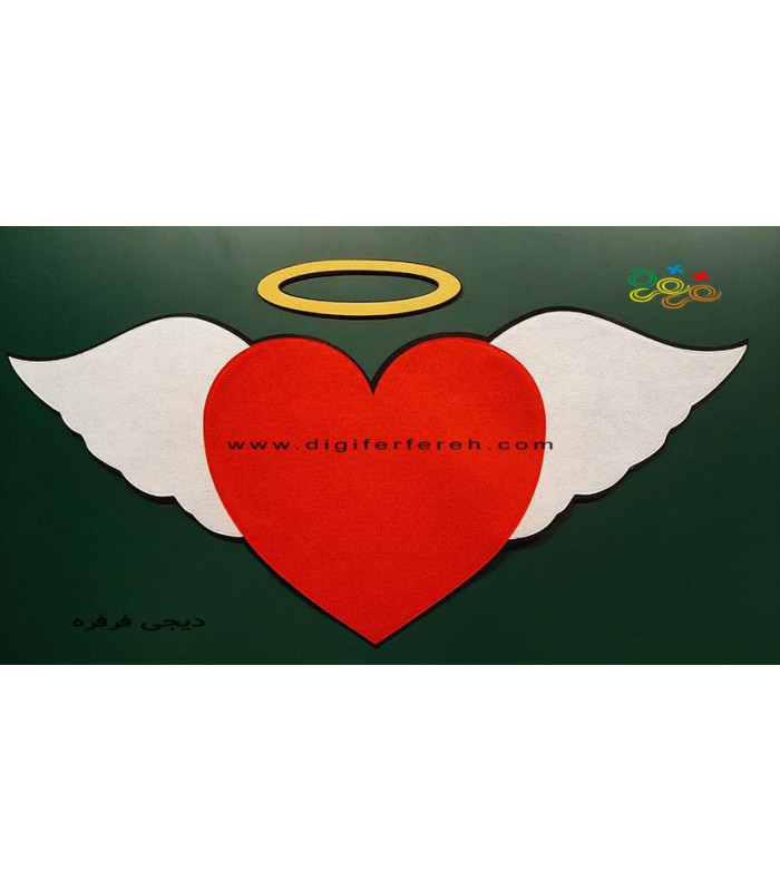قلب و بال فرشته 83*40