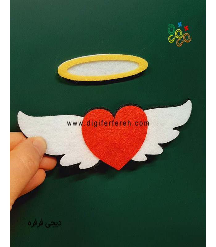 دکور رویایی جشن مادر با تم قلب و فرشته