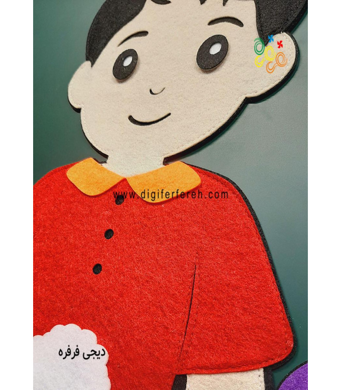 پسر در حال شستن دست ها