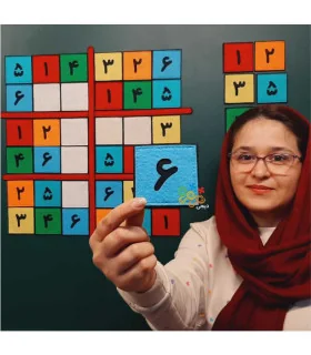 جدول سودوکو کارتی از 3در3 تا 6در6