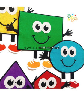 پک اشکال هندسی فانتزی و مگنتی