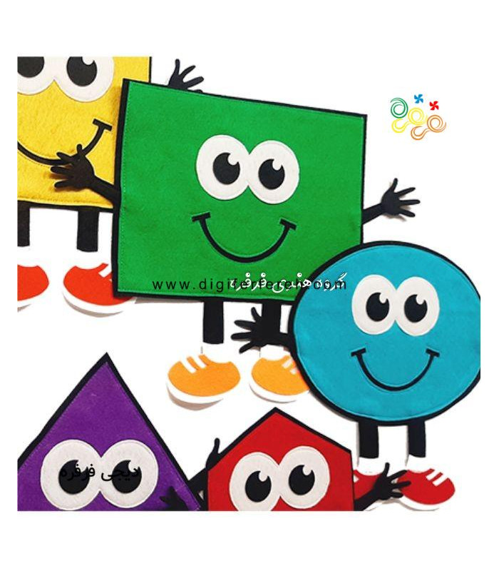 پک اشکال هندسی فانتزی و مگنتی