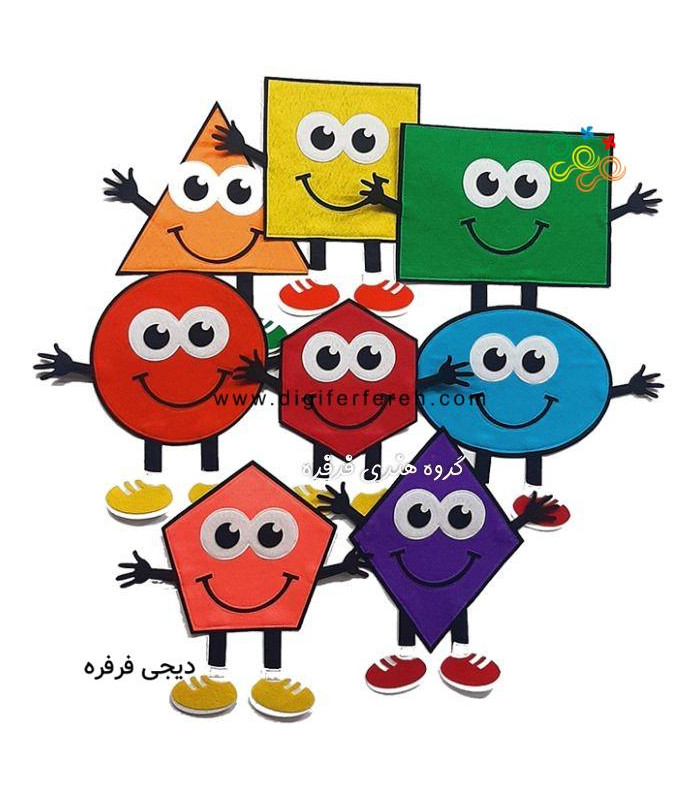 پک اشکال هندسی فانتزی و مگنتی