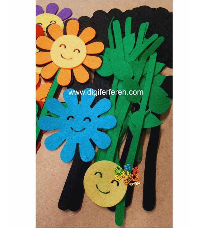 پک 10 عددی گل سایز 30 سانتی - تکمیل نشده