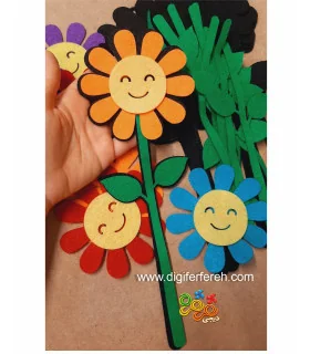 پک 10 عددی گل سایز 30 سانتی - تکمیل نشده