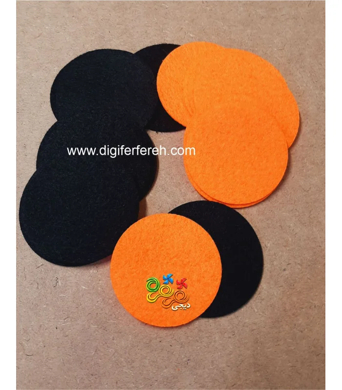 پک ده تایی دایره 7x7cm - الگویابی - مونتاژ نشده