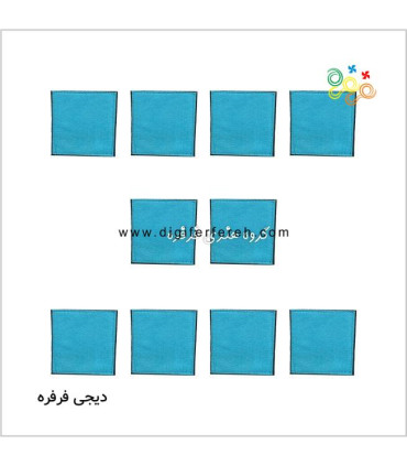 مربع 7x7cm - الگویابی