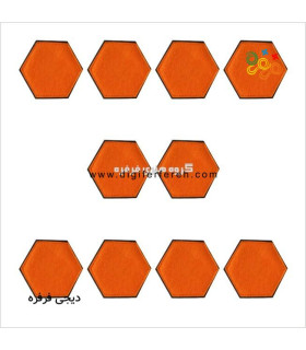 شش ضلعی 7x10cm - الگویابی