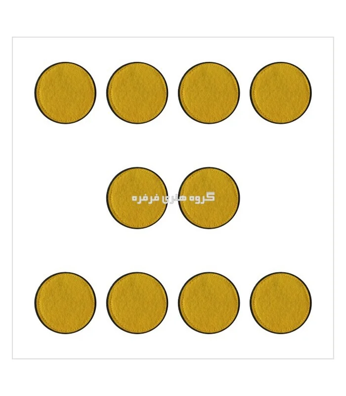  دایره 7x7cm - الگویابی