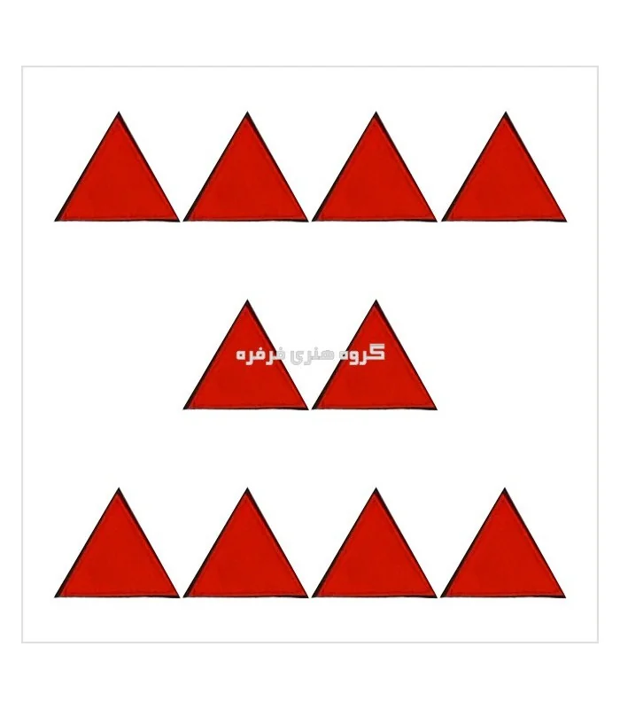  مثلث 7x7cm - الگویابی
